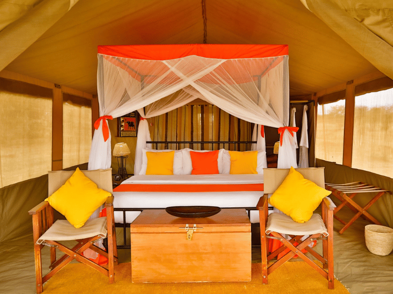 Tented Camp in Mara Serengeti in Tansania