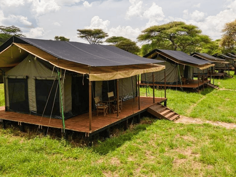 Tented Camp in Mara Serengeti in Tansania