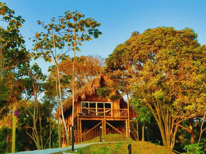 Cabana im Hotel beim Tayrona Park in Kolumbien