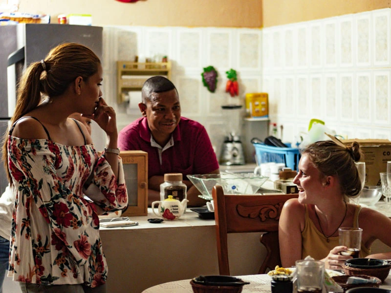 Abendessen mit Einheimischen in Cartagena in Kolumbien