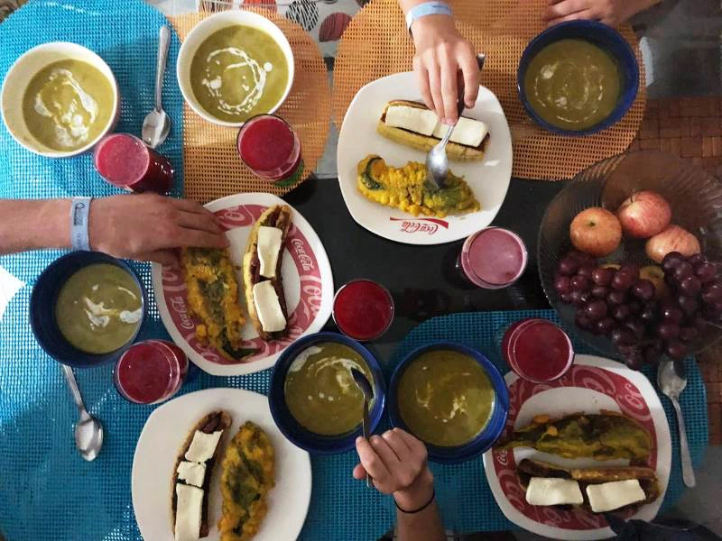 Essen in Medellin in Kolumbien