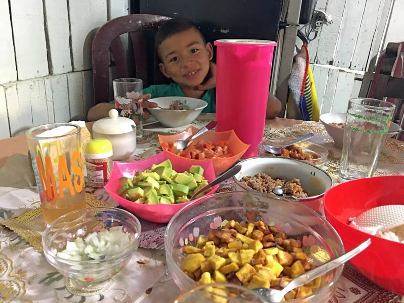 Essen in Medellin in Kolumbien