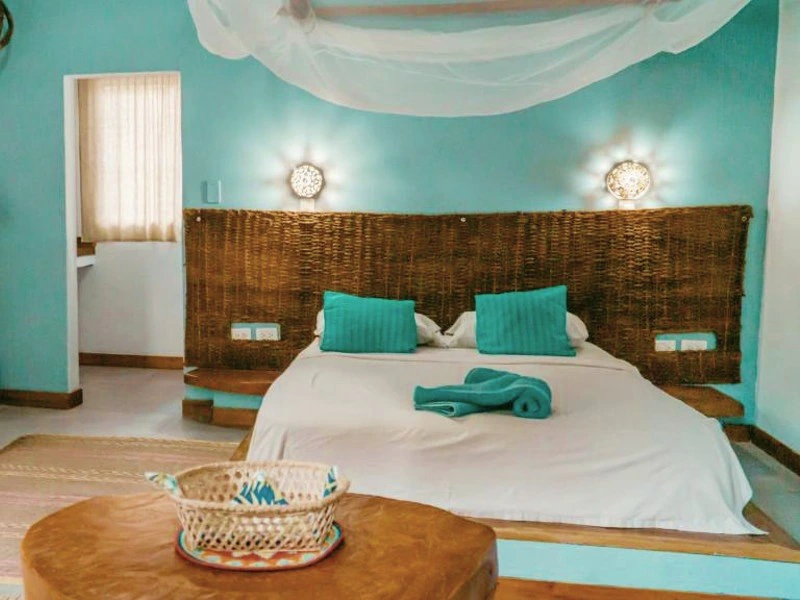 Nettes Zimmer im Hotel in Palomino in Kolumbien