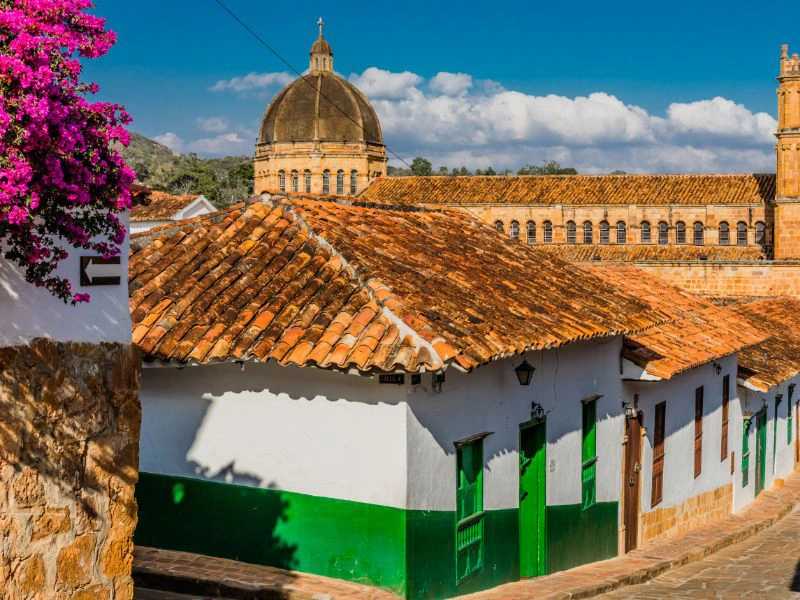 Haus in Barichara in Kolumbien