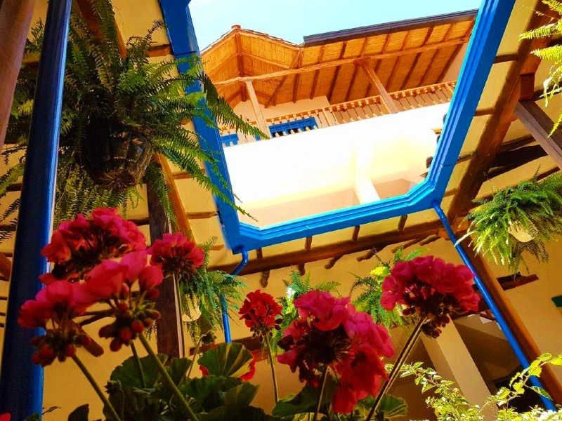 Angenehme Atmosphäre im Hotel in San Gil in Kolumbien