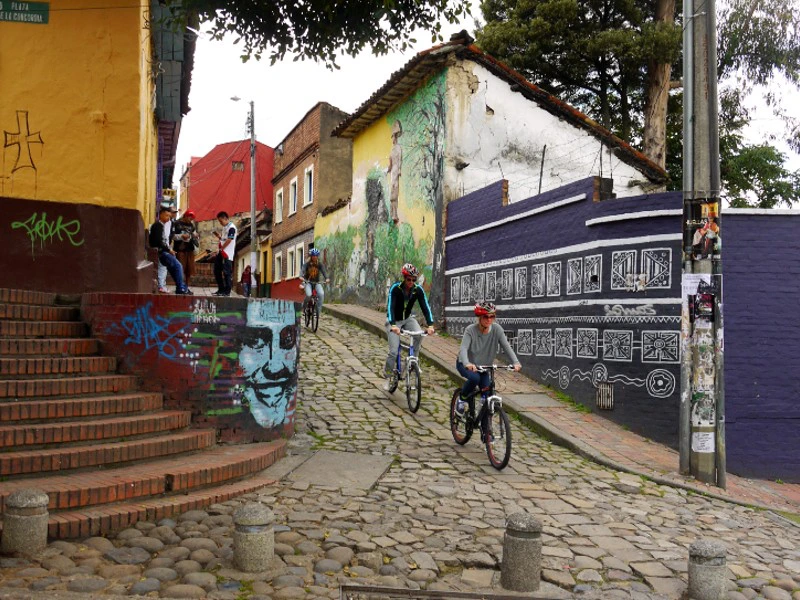Fahrradtour in Bogota in Kolumbien