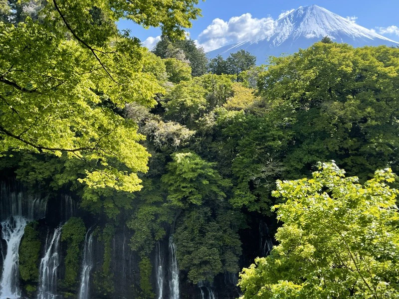 Wasserfall am Fuße des Mt. Fuji