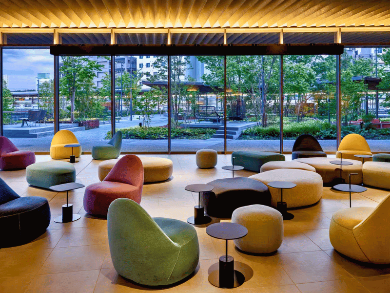 Lobby im Komforthotel Osaka