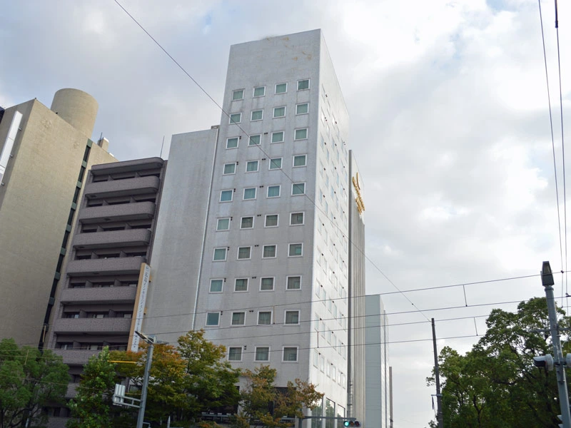 Außenansicht des Hotels in Hiroshima