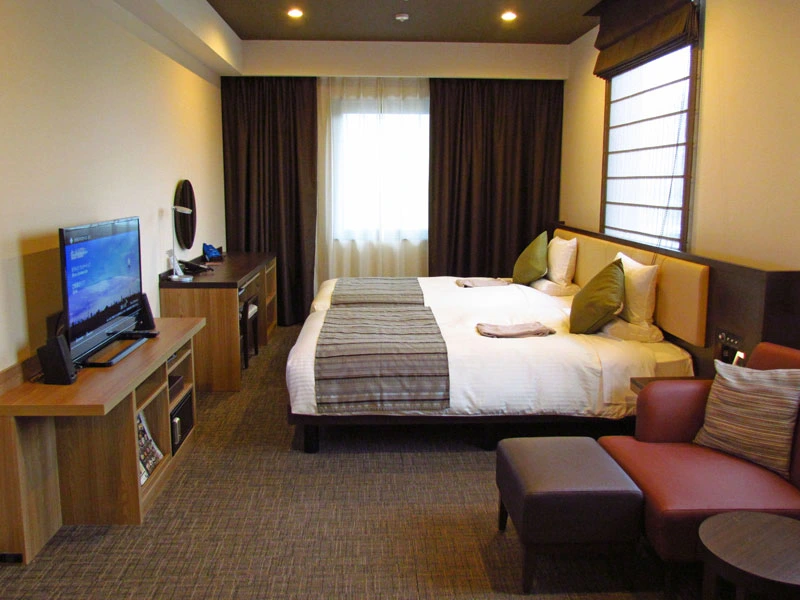 Komfortables westliches Doppelzimmer in Fukuoka