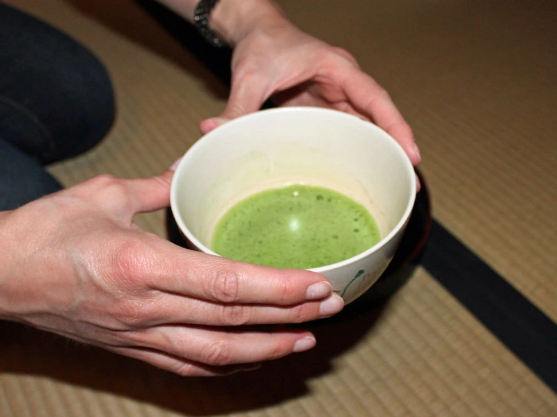 Tee trinken in Japan