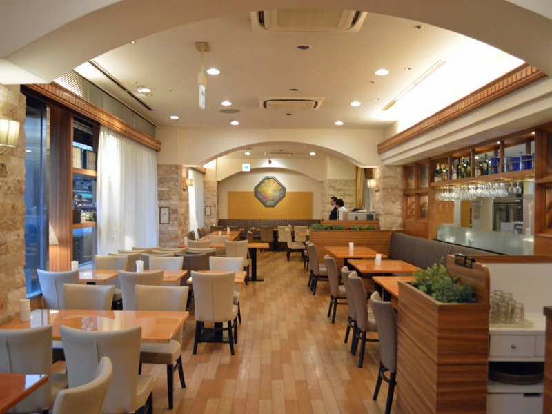 Frühstücksraum im Hotel in Osaka in Japan