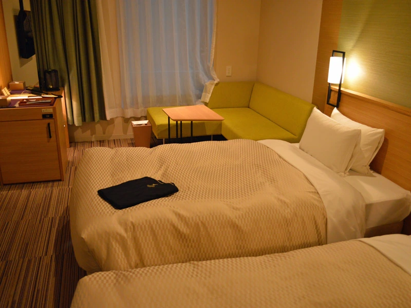 Komfortables Zweibettzimmer in Osaka in Japan