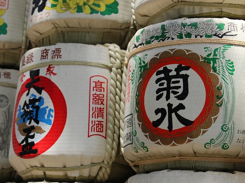 Japan Sake im Fass