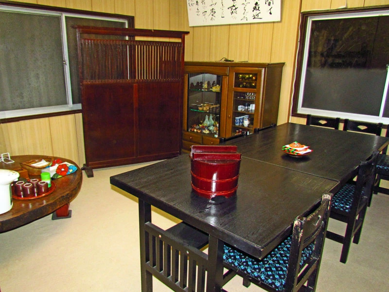 Esszimmer im Homestay am Mount Fuji in Gotemba in Japan