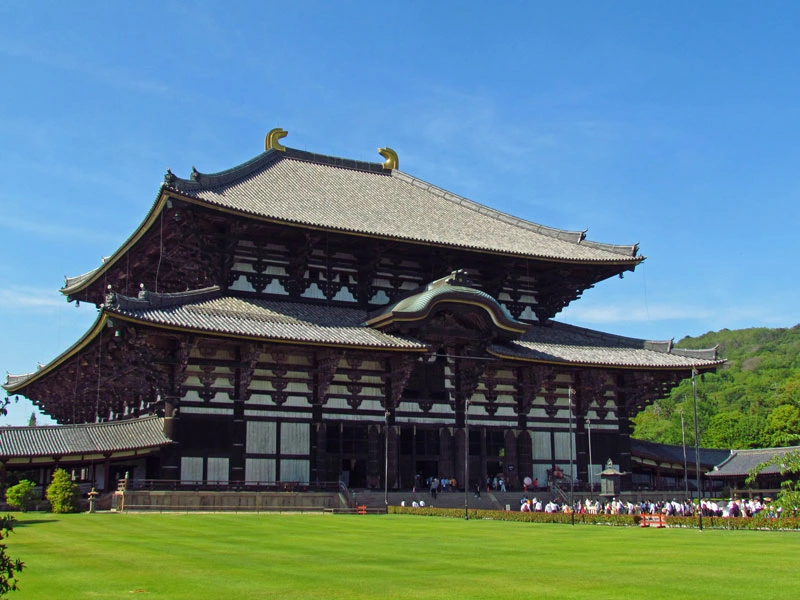 Nara Todai-ji Tempel in Nara in Japan