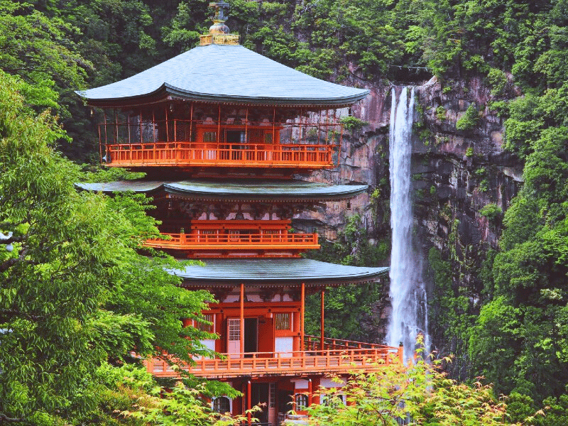 Nachi Taisha Tempel am Kumano Kodo