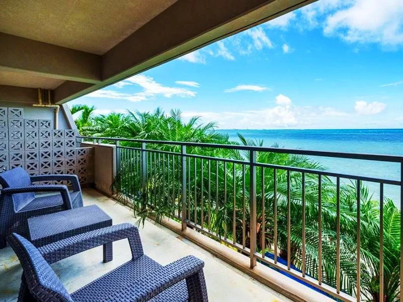 Ausblick im Resort auf Ishigaki in Japan