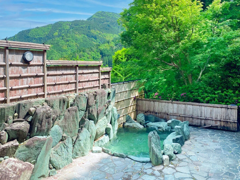 Onsen der Unterkunft im Iya Tal in Japan