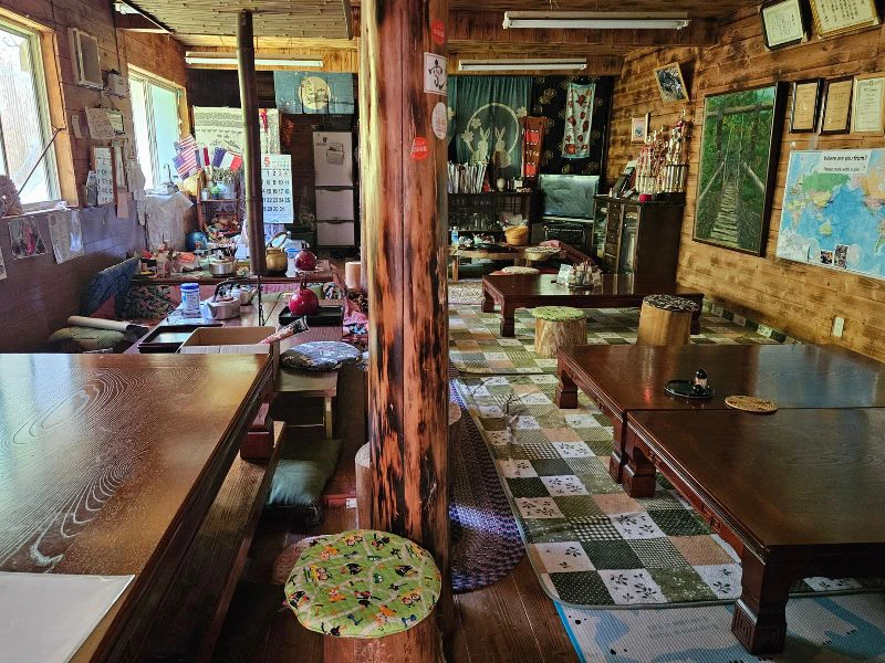 Soba-Restaurant im Iya Tal in Shikoko in Japan