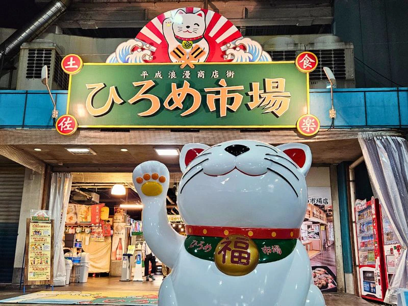 Hirome Markt in Kochi in Japan