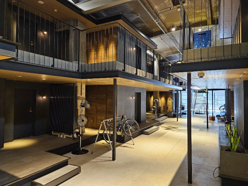 Hotellobby in Onomichi, Japan