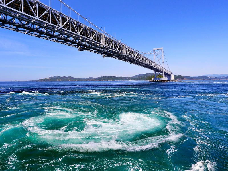 Naruto Whirlpools in Shikoku in Japan