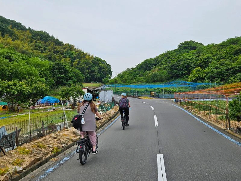 Radtour auf dem Shimanami Kaido, Japan