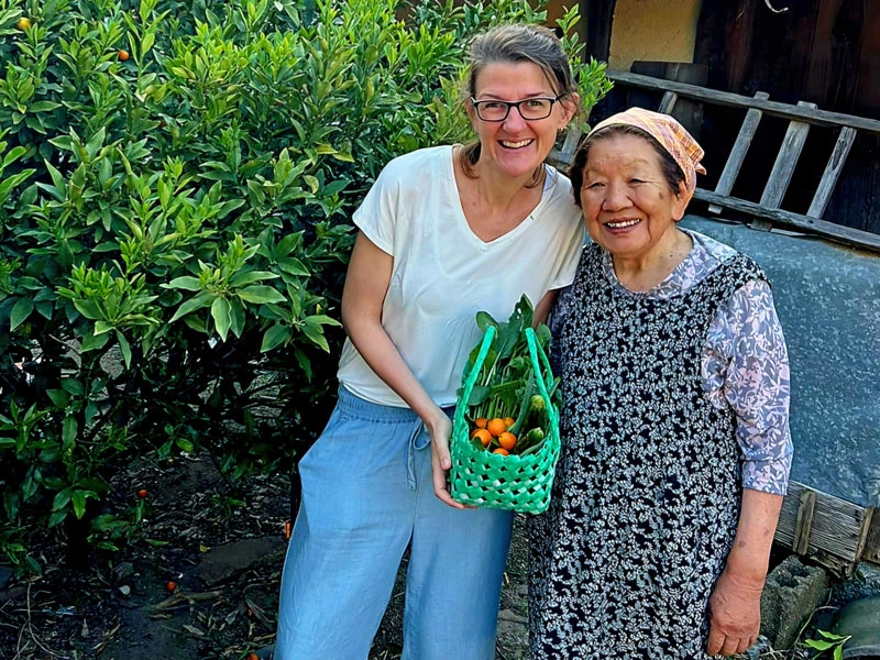 Begegnung mit Einheimischen im Homestay in Japan