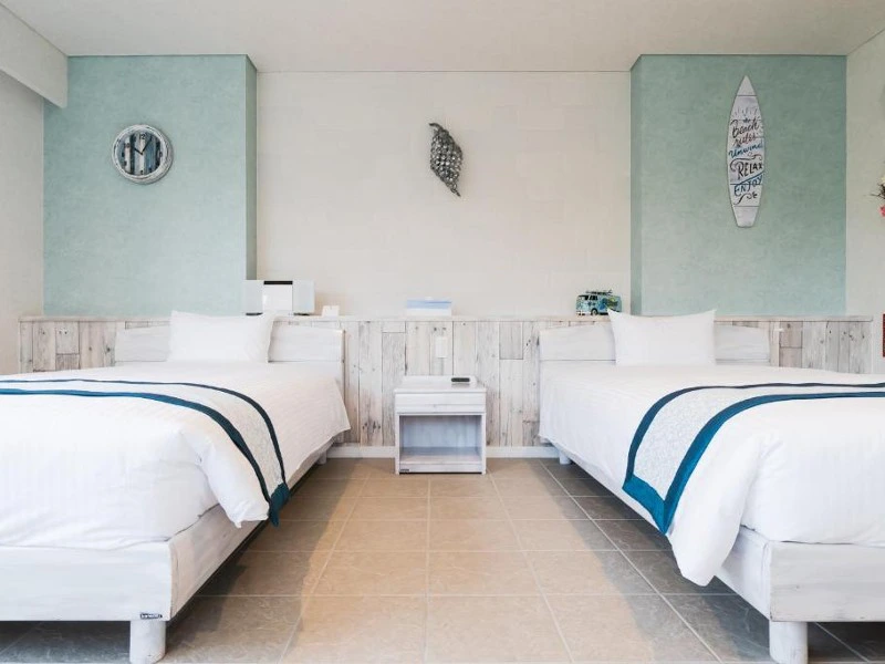 Helle Zimmer im Resort auf Ishigaki in Japan