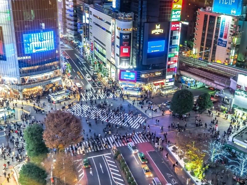 Shibuya Kreuzung Tokio
