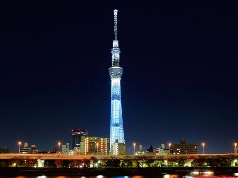 Tokyo Skytree bei Nacht