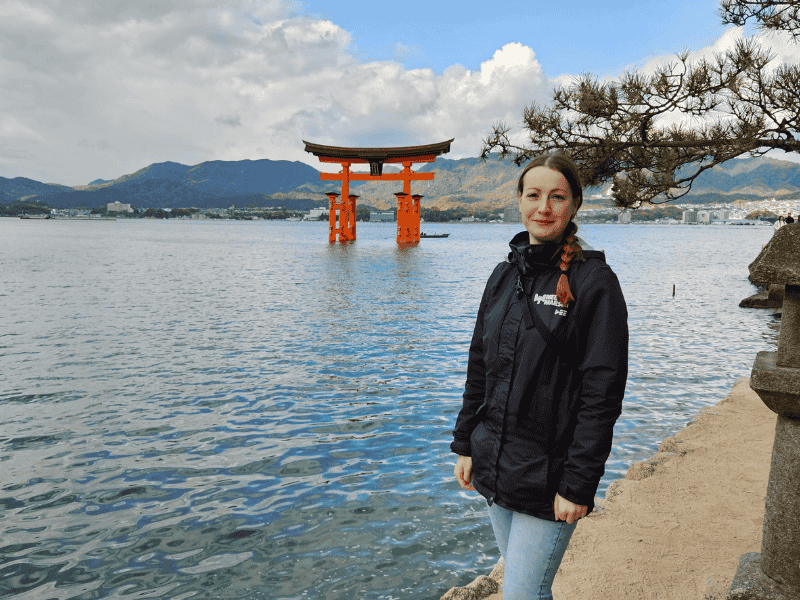 Das schwimmende Torii bei Miyajima