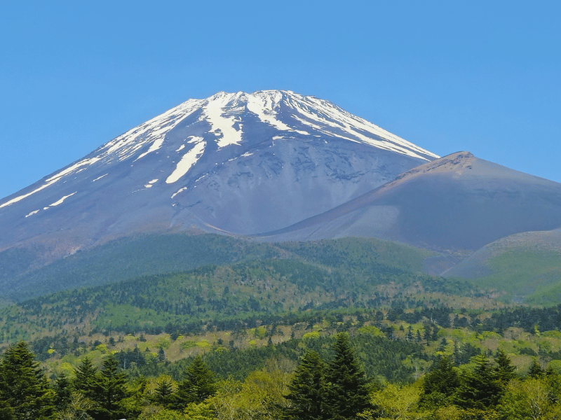 Sicht auf den Fuji in Japan