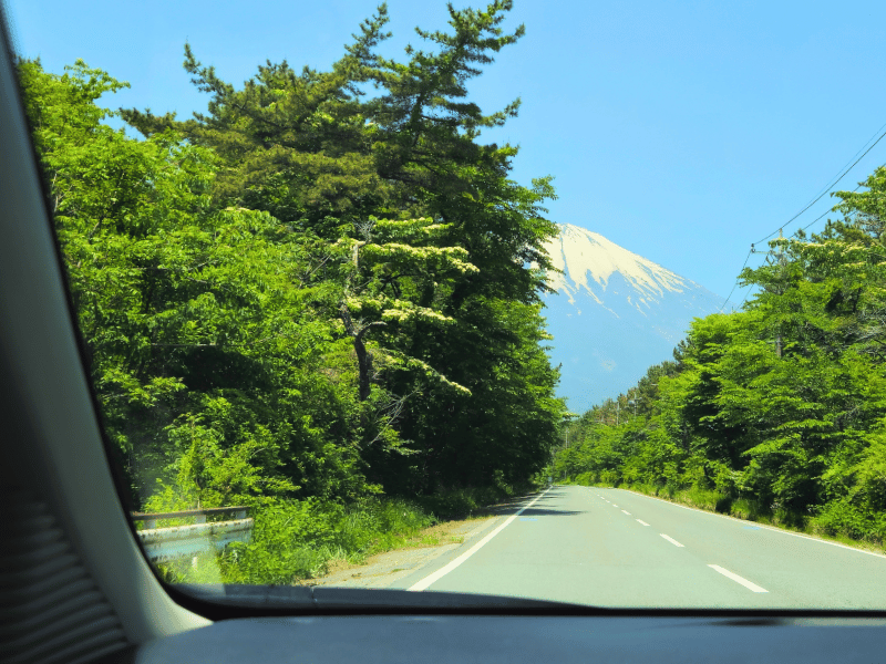 Sicht auf den Fuji