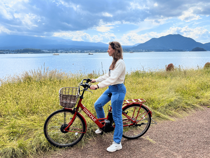 Fahrradtour in Kawaguchiko