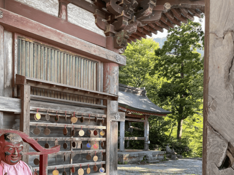 Eingang zu einem Tempel in Japan