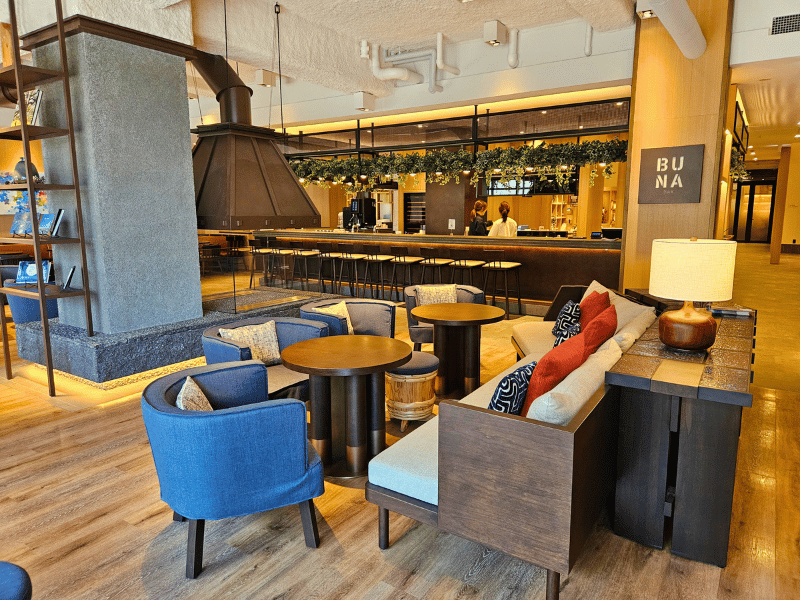 Hotellobby in Furano