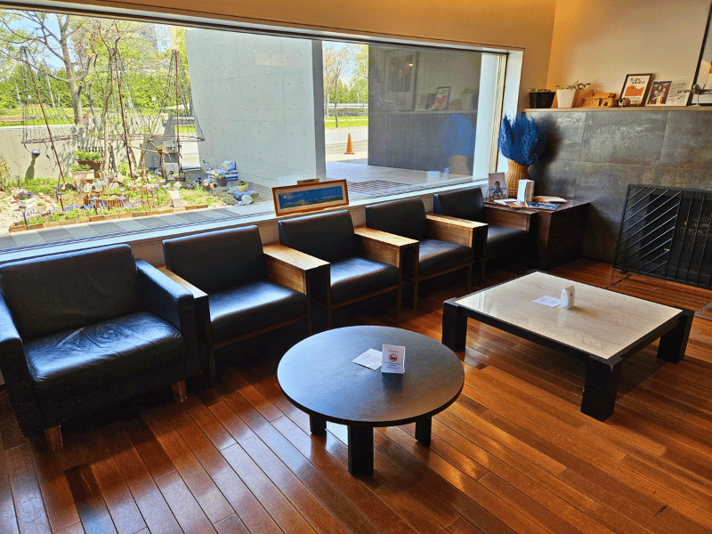 Hotellobby in Furano