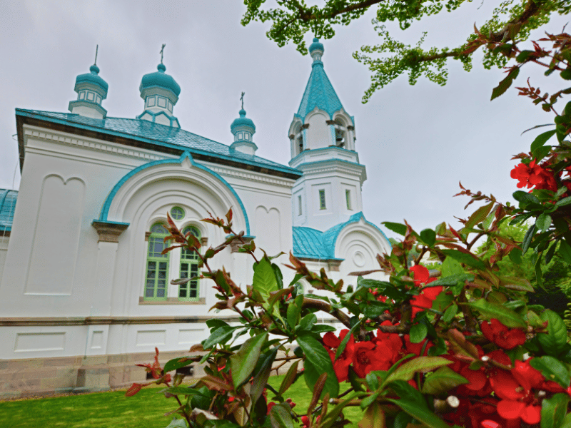 Kirche im Motomachi Viertel in Hakodate, Japan
