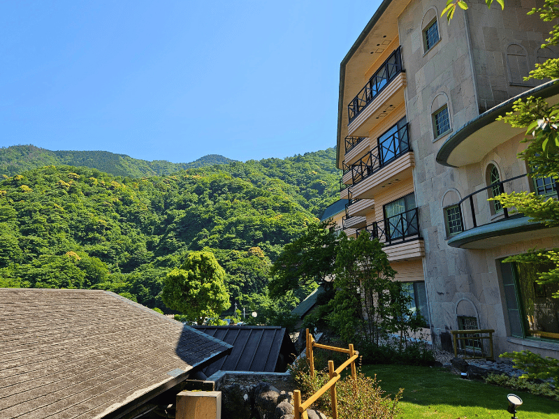 Einfaches Hotel in der Hakone Region