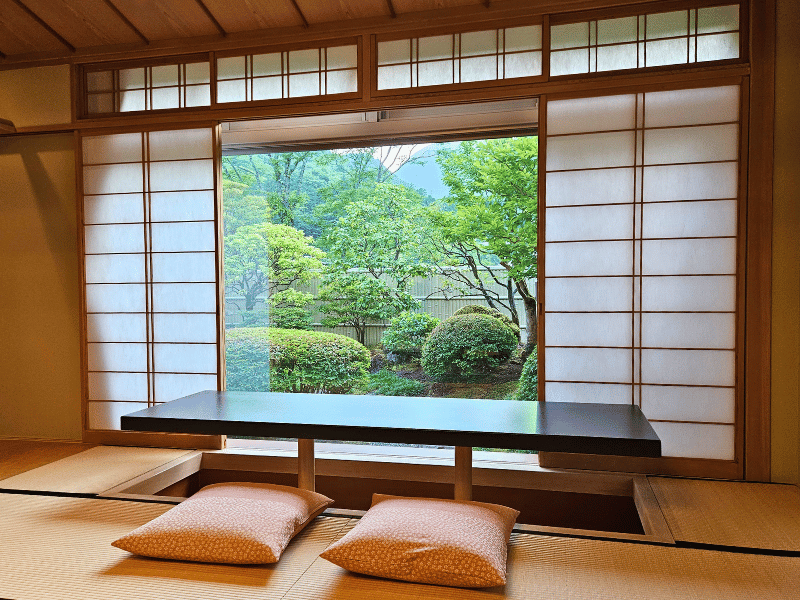 Zimmer im japanischen Stil im Ryokan