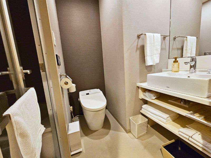Badezimmer im Komforthotel