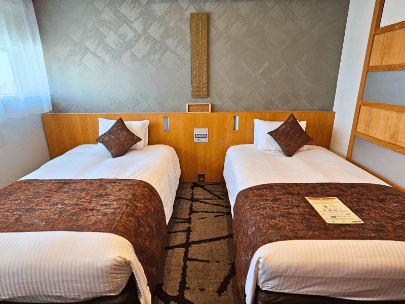 Komfortables Zweibettzimmer in Tokio