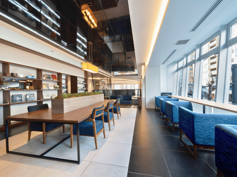 Hotellobby in Hirsohima