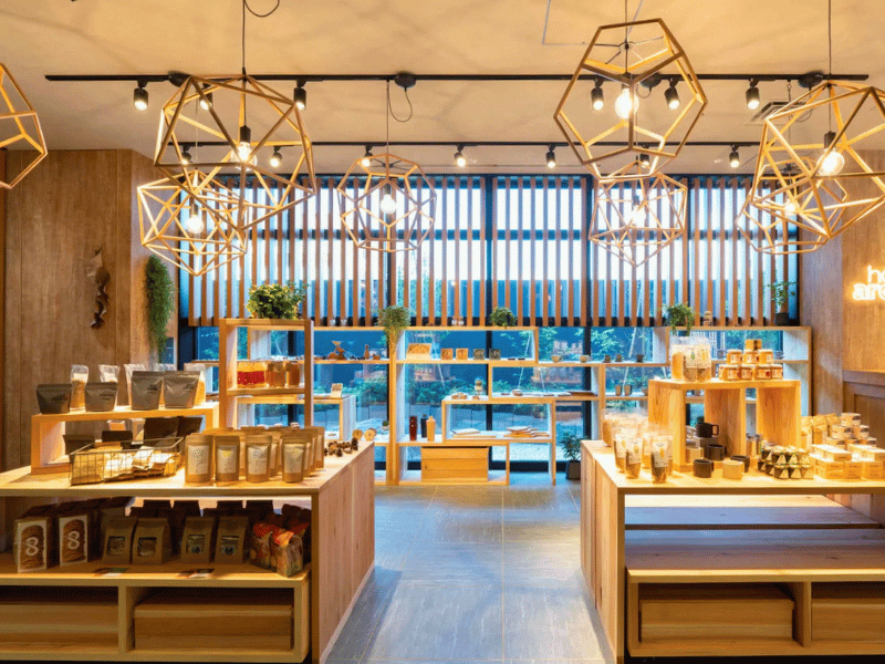 Kleiner Shop im Takayama Hotel