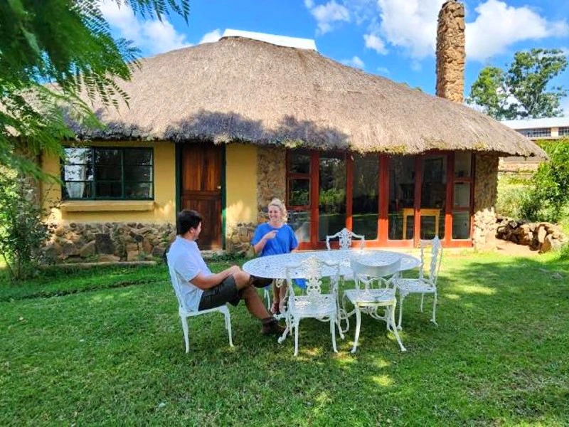 Lodge in den Drakensbergen Südafrika