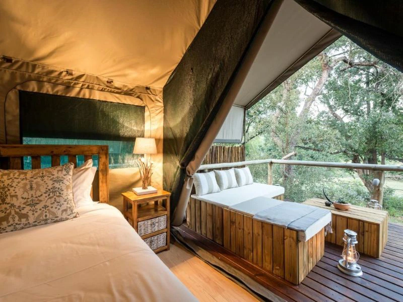 Safarilodge beim Krüger Nationalpark Südafrika