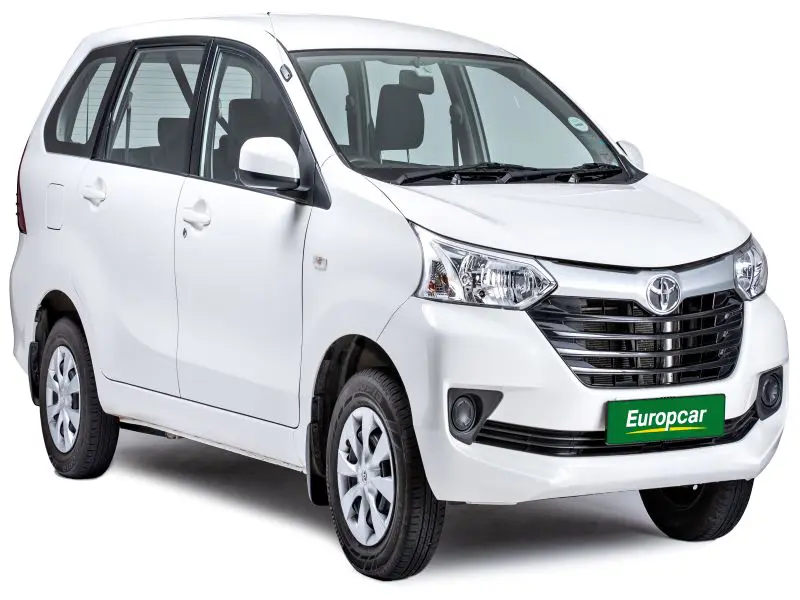 Südafrika Mietwagen Kategorie I - Klein SUV - Toyota Avanza - manuelle Schaltung