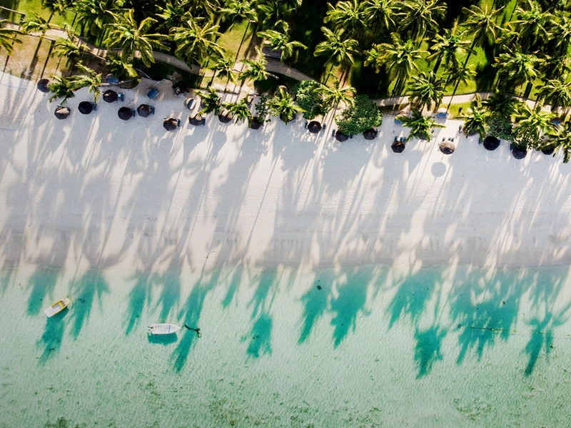 Strand in Mauritius